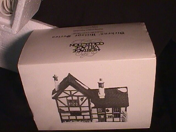 DICKENS VILLAGE RETIRED TUDOR COTTAGE - 2