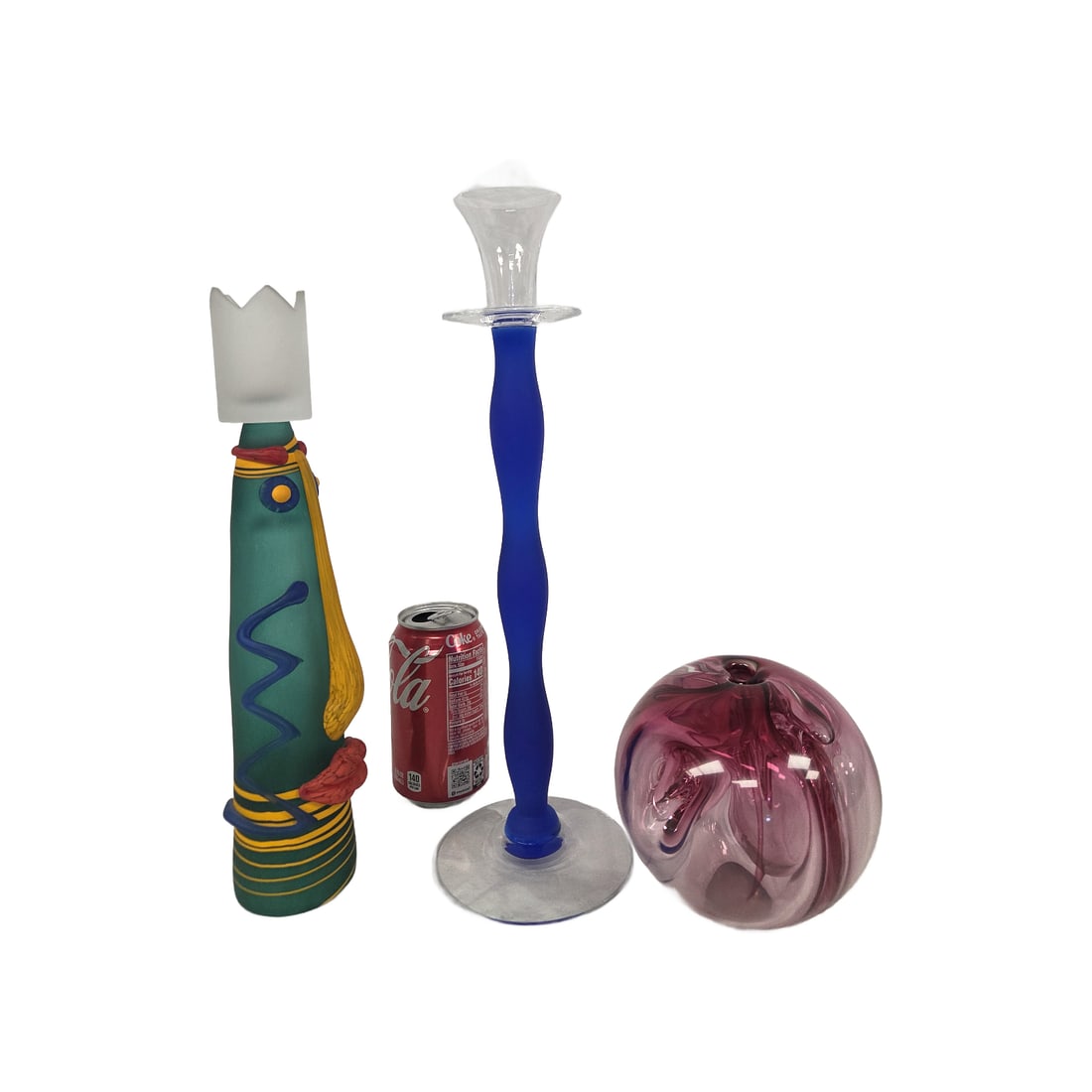 3 PC ART GLASS GROUPING - 20