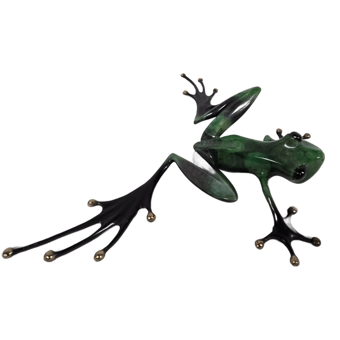ENAMELED BRONZE "FROGMAN" BY TIM COTTERILL - 4