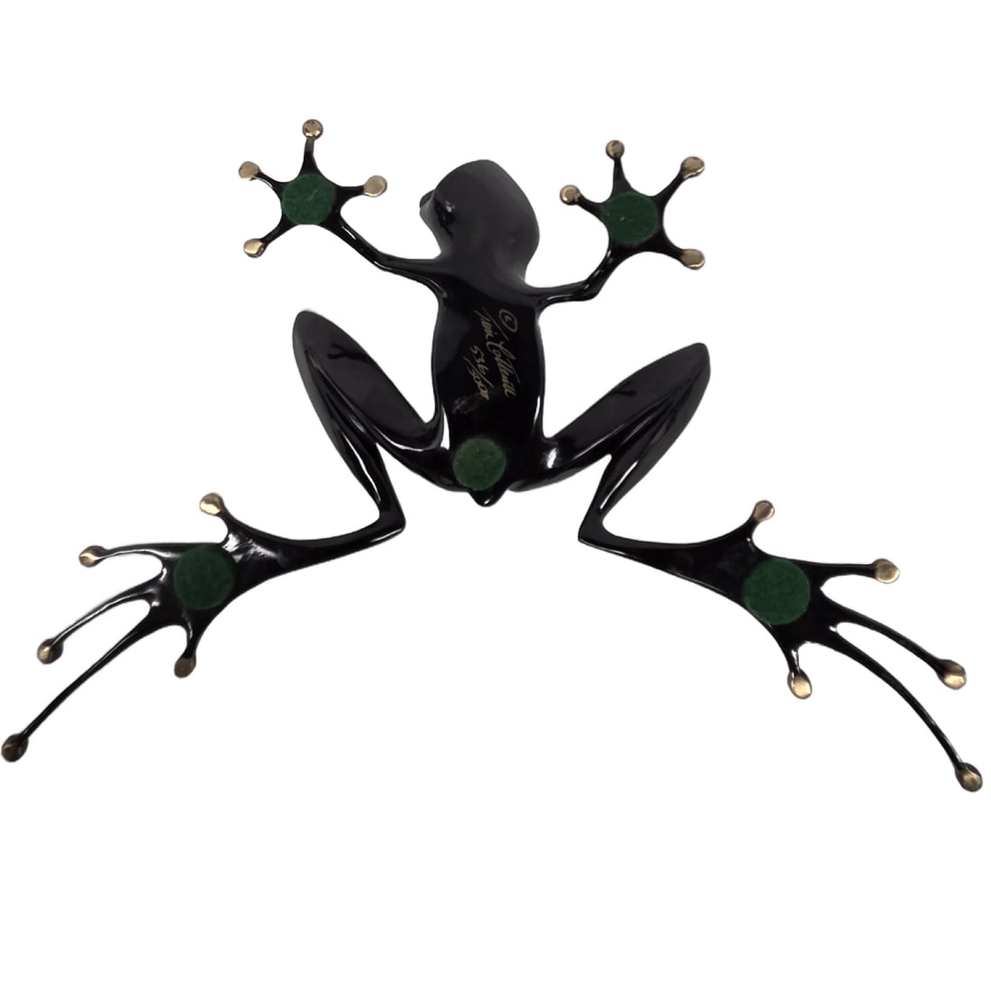 ENAMELED BRONZE "FROGMAN" BY TIM COTTERILL - 6