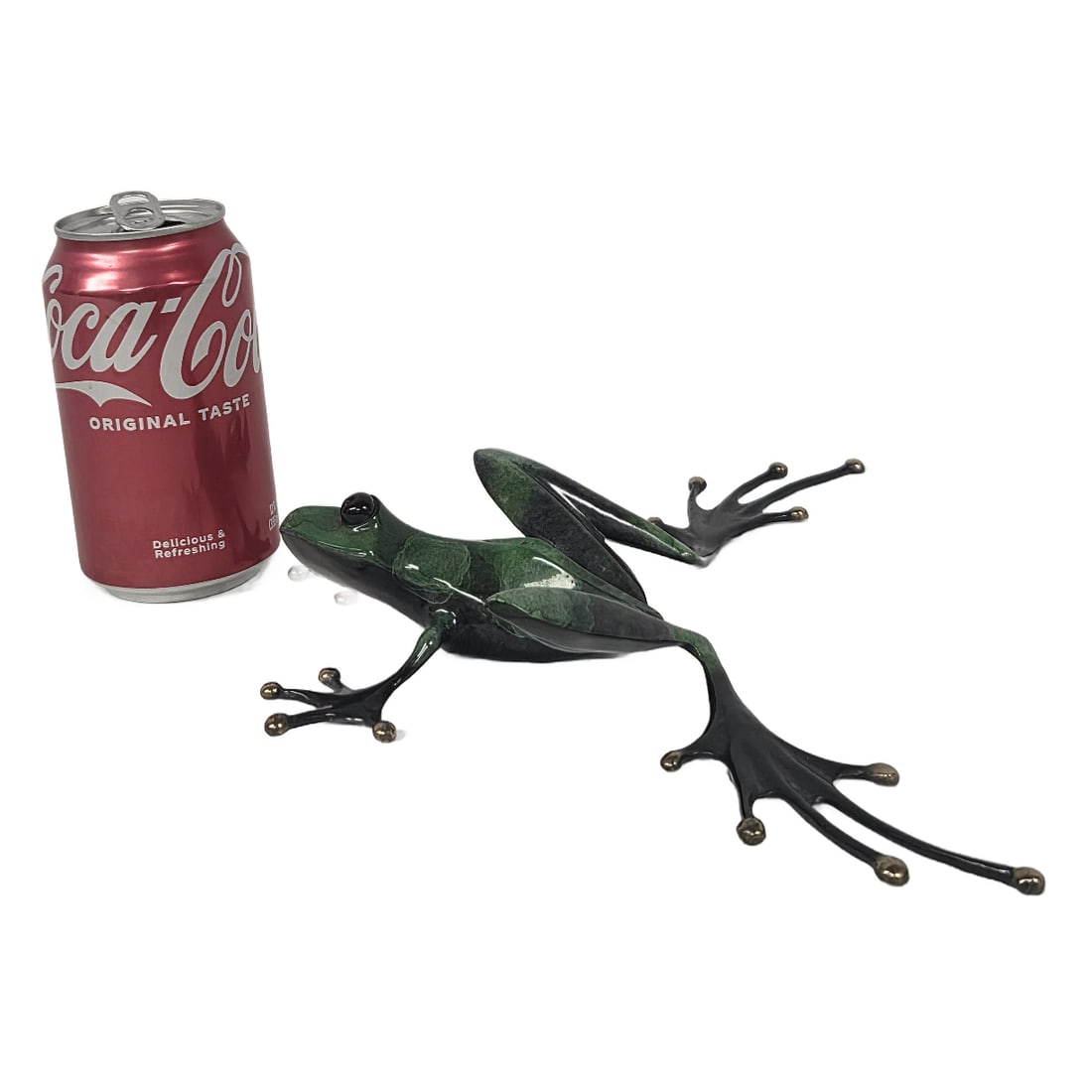 ENAMELED BRONZE "FROGMAN" BY TIM COTTERILL - 8