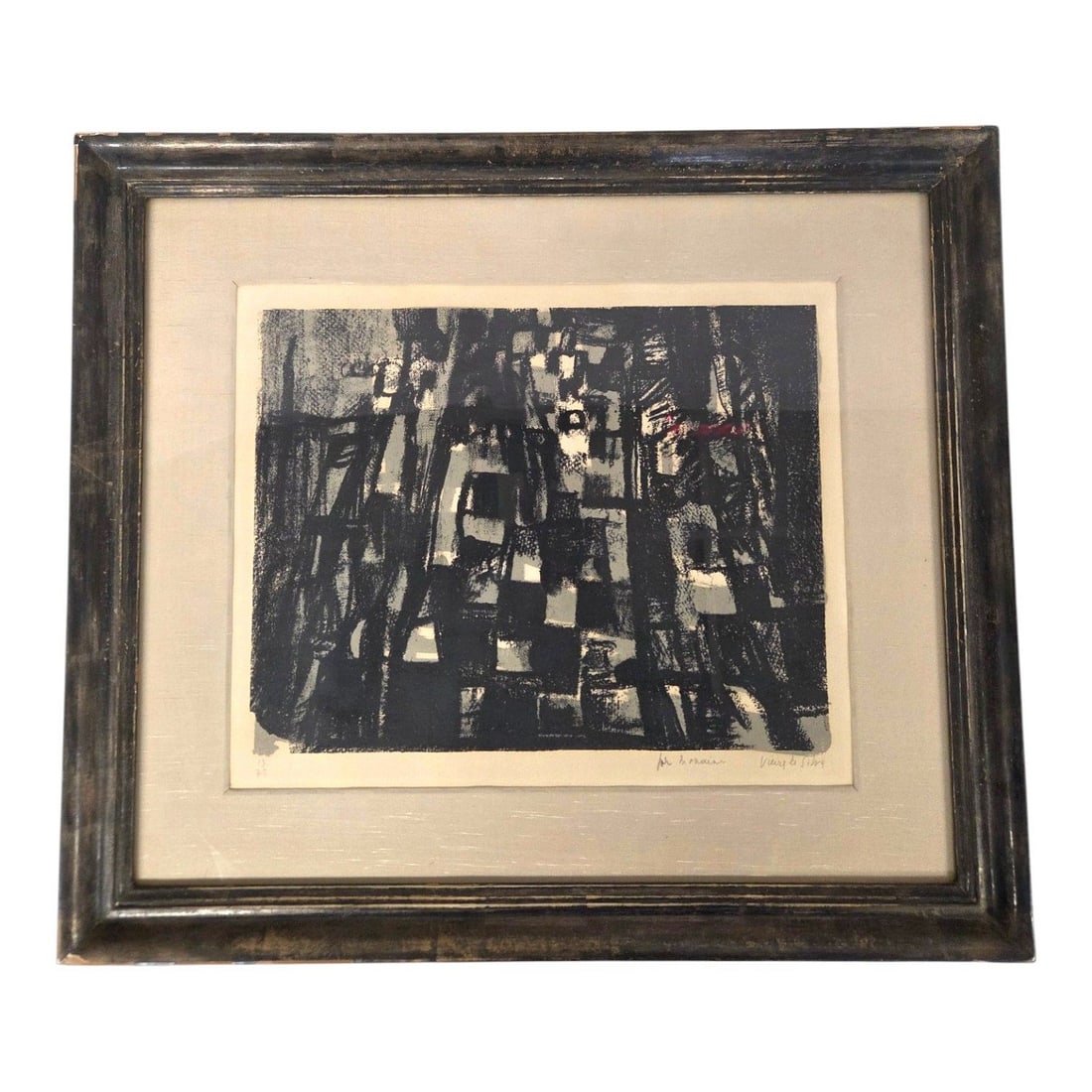 L' ECHIQUIER L.E. LITHO BY M. VIEIRA DA SILVA (1 of 9)