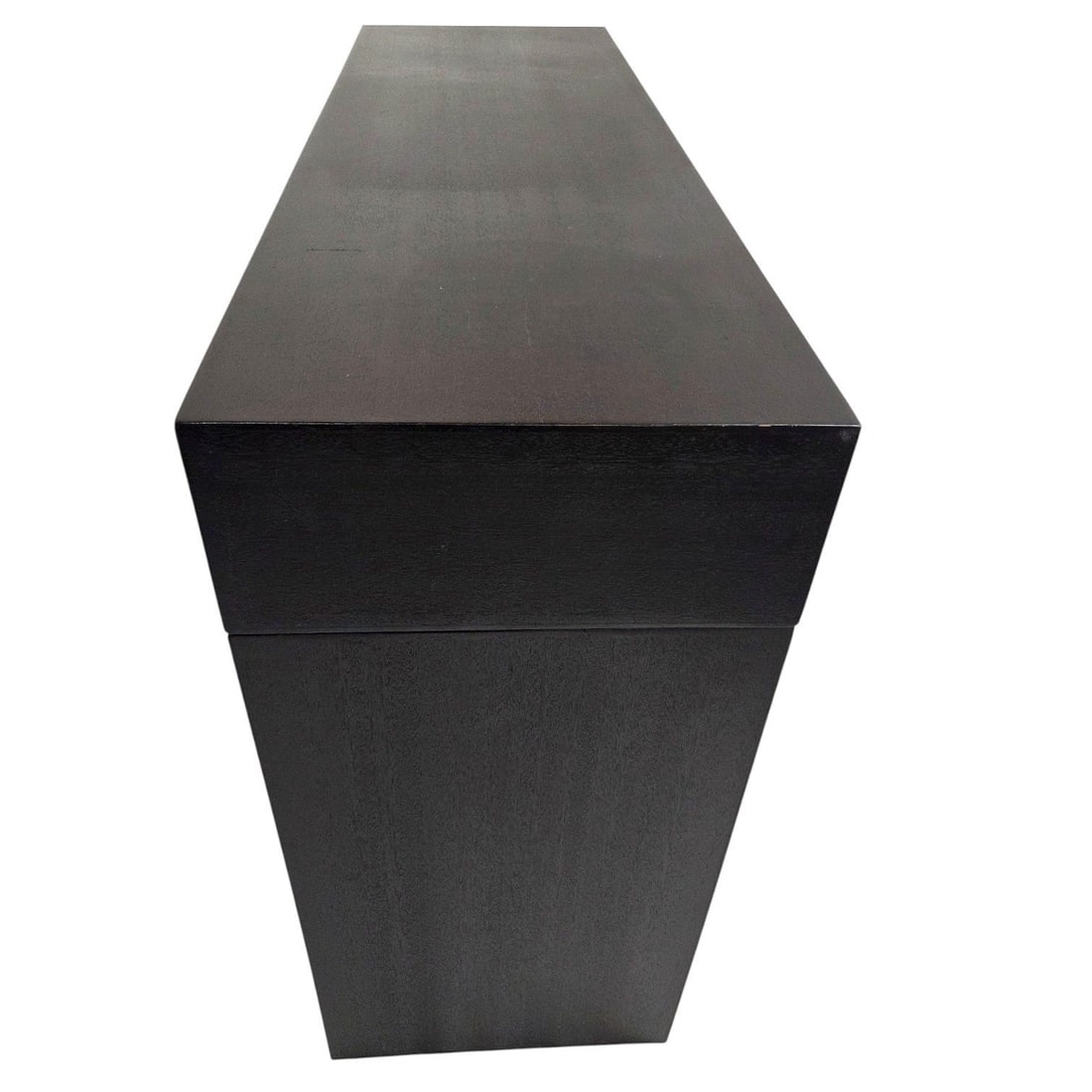 DARK WOOD MODERN CONSOLE TABLE - 3