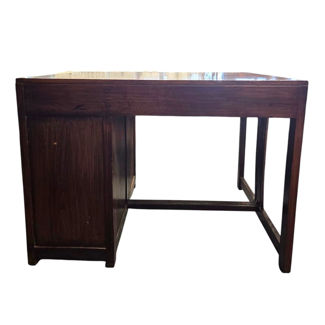 MING STYLE DESK WITH BRASS HARDWARE - 3
