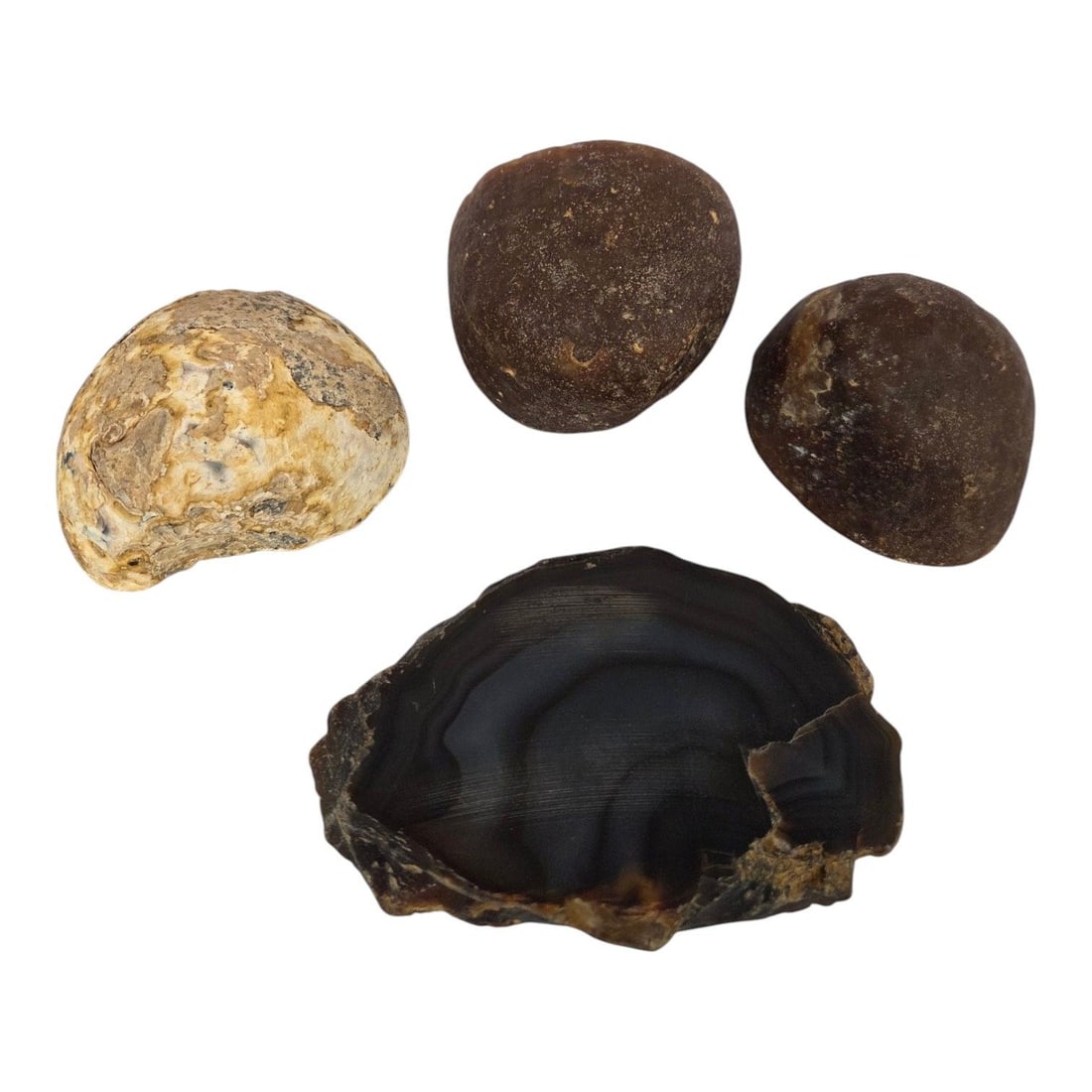 12 PIECE AGATE SLICE COLLECTION - 11