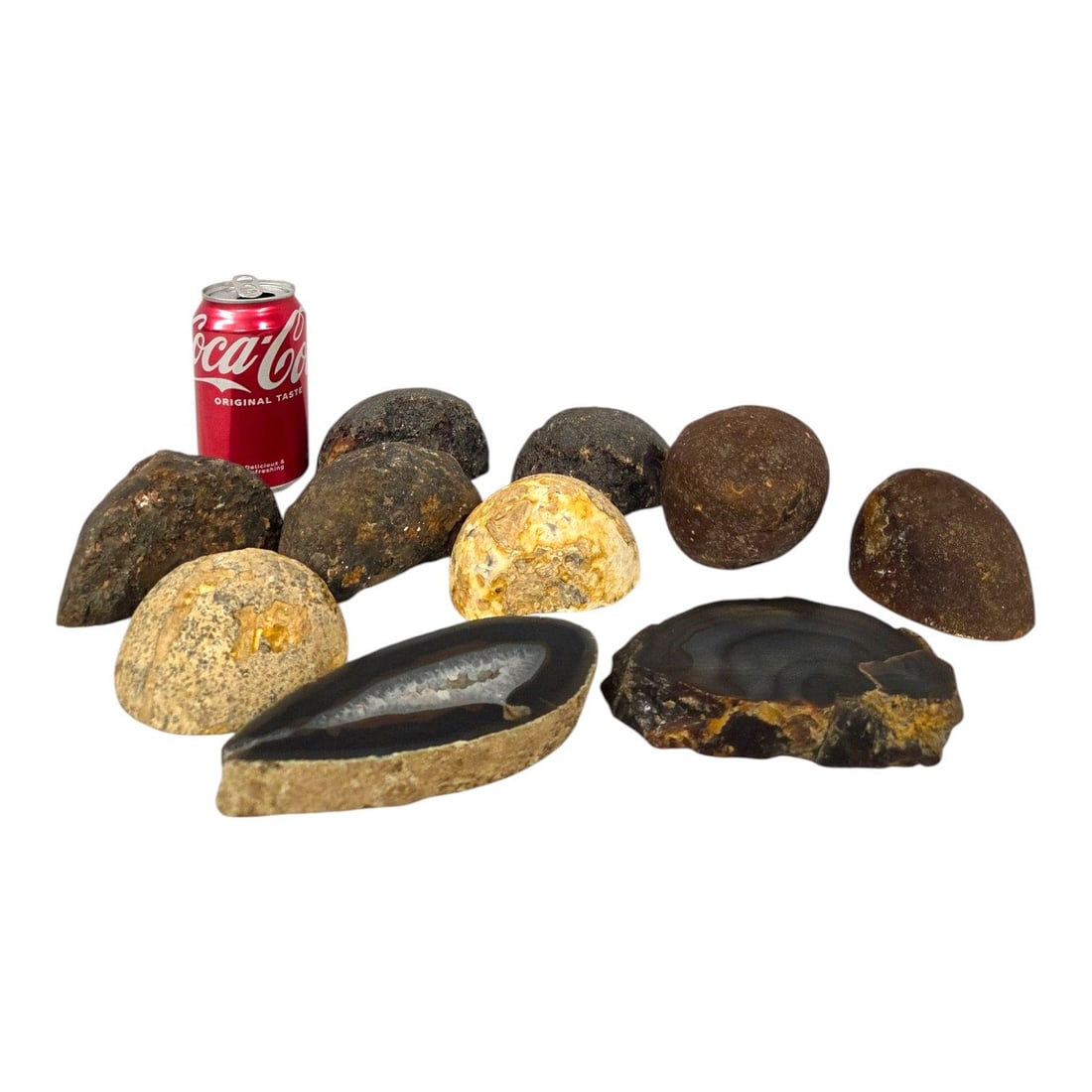12 PIECE AGATE SLICE COLLECTION - 12