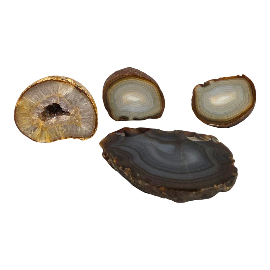 12 PIECE AGATE SLICE COLLECTION - 8