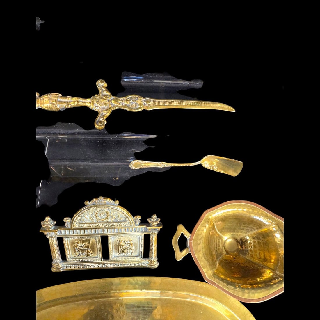 LARGE LOT MISC. BRASS ITEMS - 5