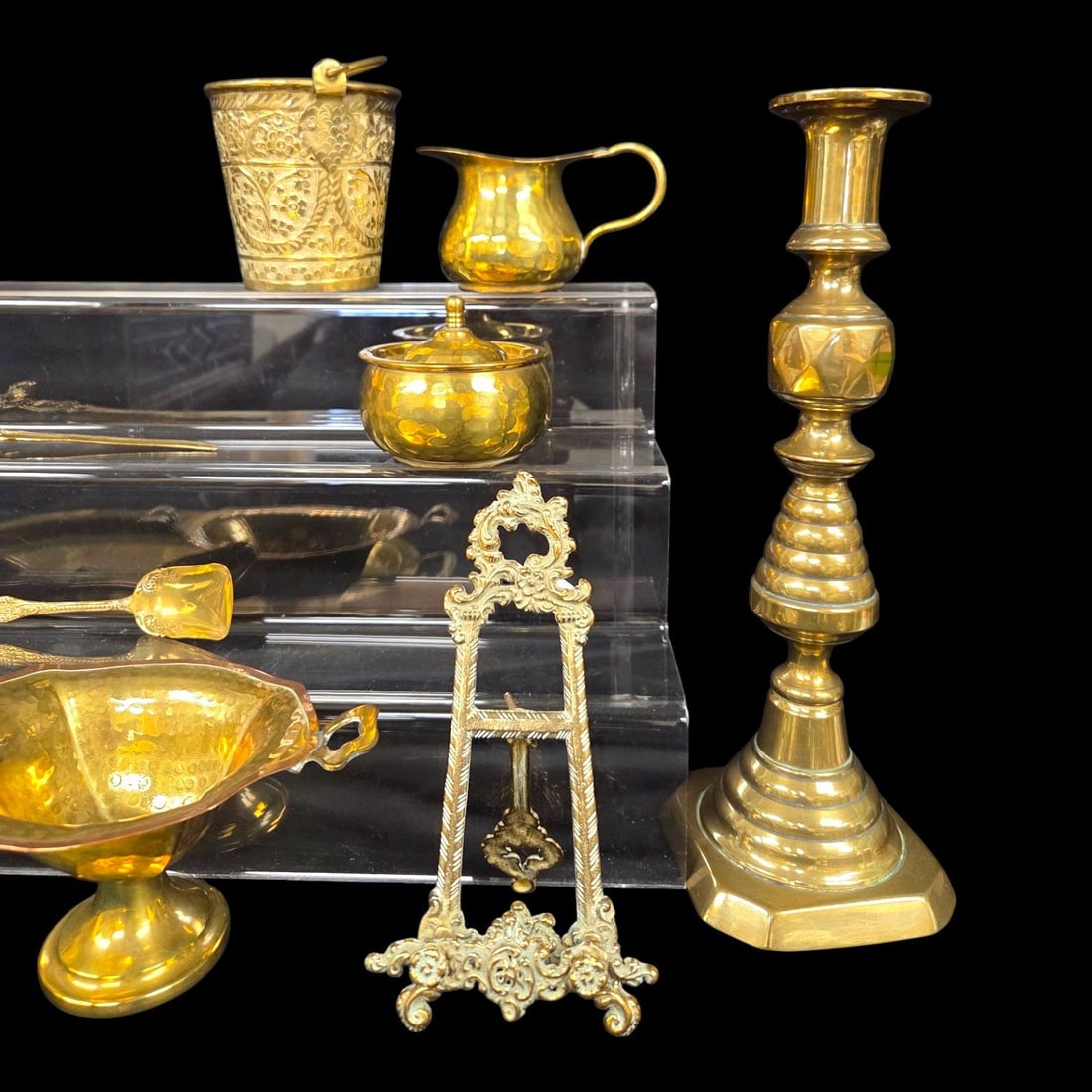 LARGE LOT MISC. BRASS ITEMS - 6