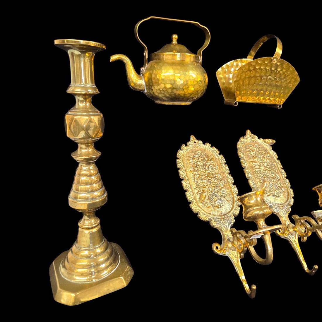 LARGE LOT MISC. BRASS ITEMS - 7