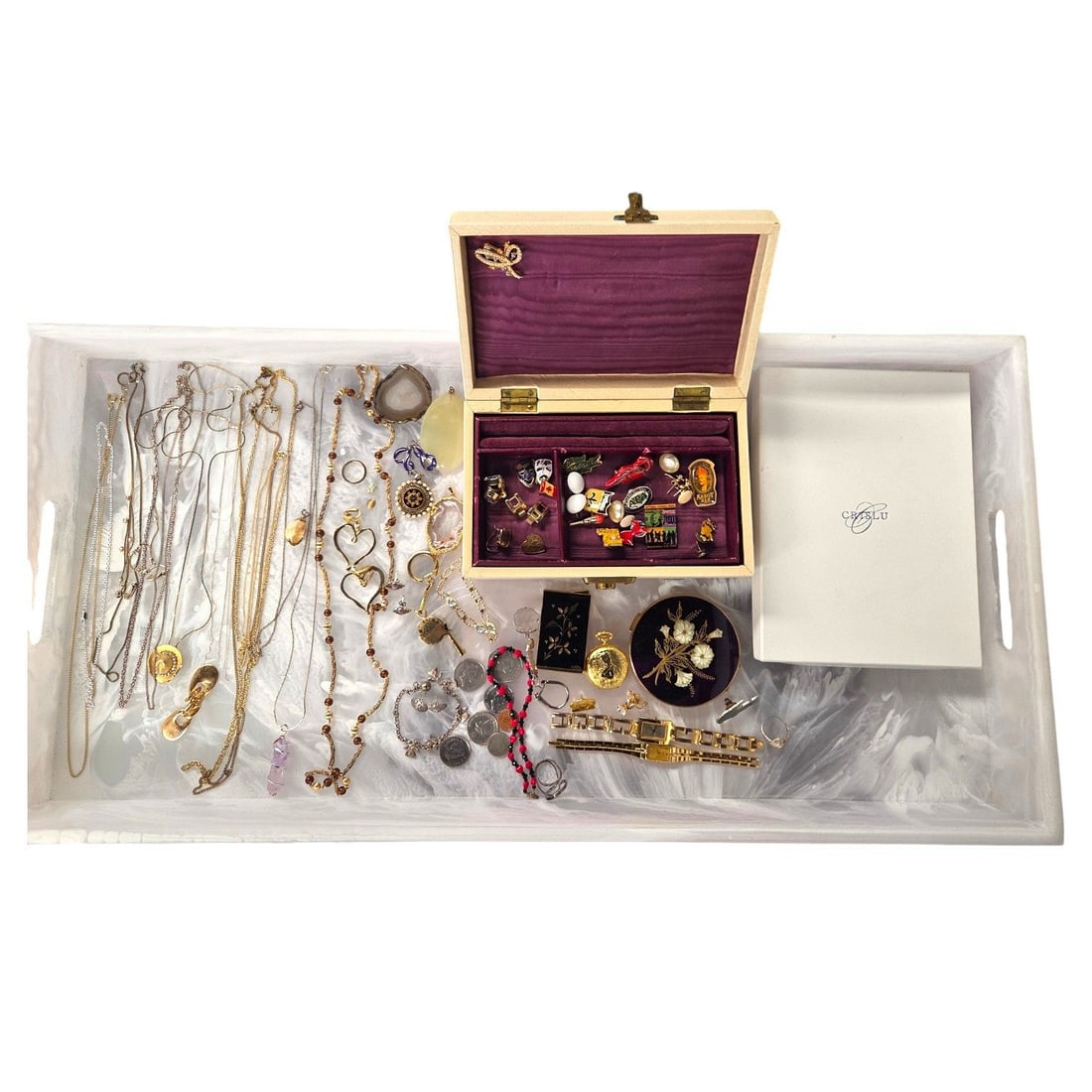 COSTUME JEWELRY LOT ETC. (1 of 5)