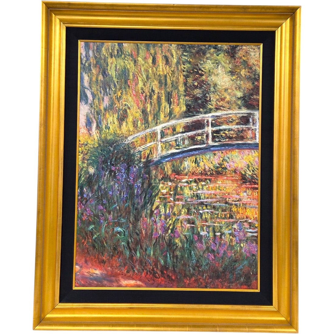 "JAPANESE BRIDGE" REPRODUCTION BY CLAUDE MONET (1 of 14)