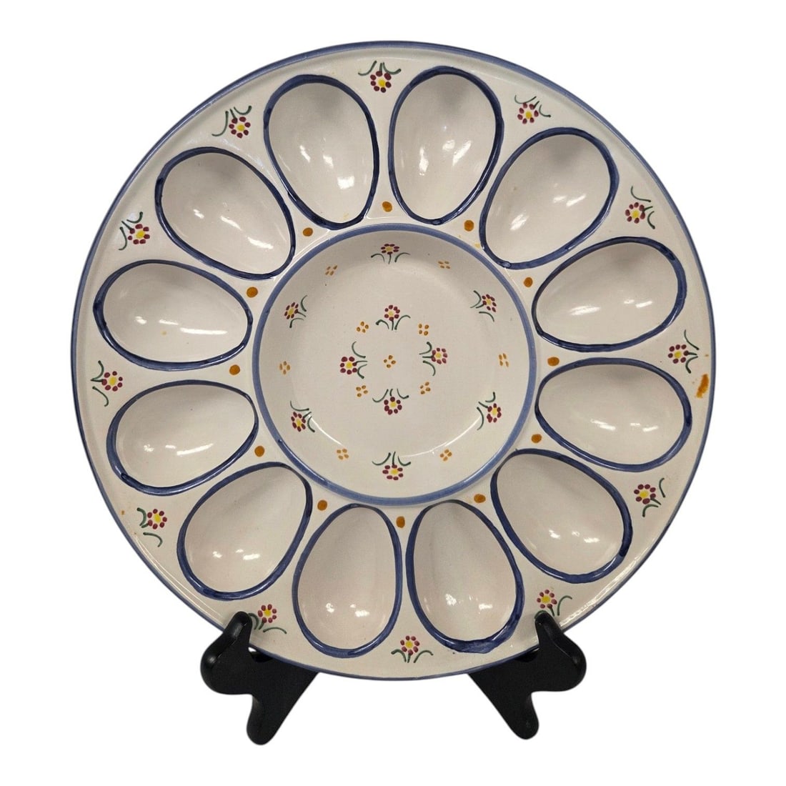 9 ASSORTED QUIMPER TABLEWARE ITEMS - 2