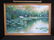 RUTH MUELLER TAYLOR OIL ON CANVAS PAINTING: POND