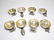 EIGHT LISI BROTHERS ITALIAN STERLING SILVER DISHES