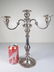 PAIR STERLING SILVER GORHAM 3 LIGHT CANDELABRA - 10