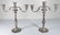 PAIR STERLING SILVER GORHAM 3 LIGHT CANDELABRA
