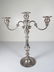 PAIR STERLING SILVER GORHAM 3 LIGHT CANDELABRA - 2