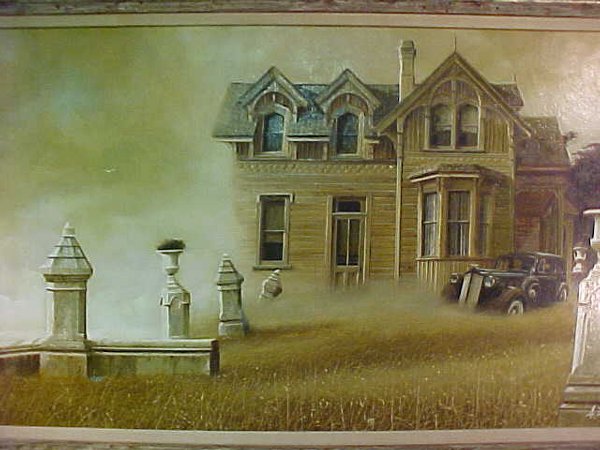 SCHRODER OIL PAINTING CALIFORNIA - 2