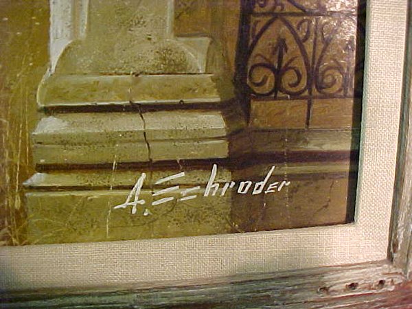 SCHRODER OIL PAINTING CALIFORNIA - 4