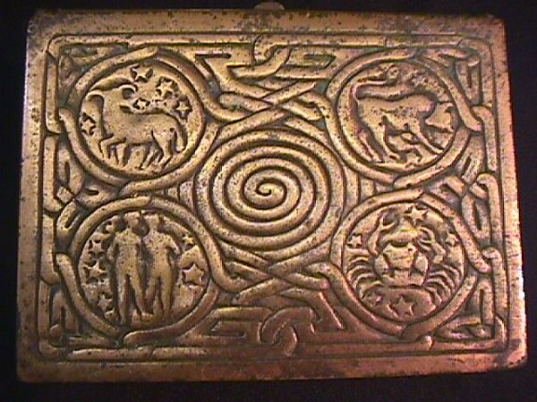 TIFFANY STUDIOS BRONZE ZODIAC BOX - 3