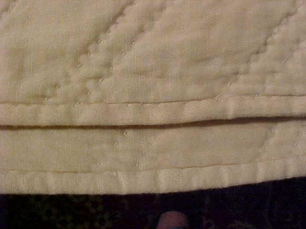 MULTI COLOR HAND SEWN QUILTED QUILT - 3