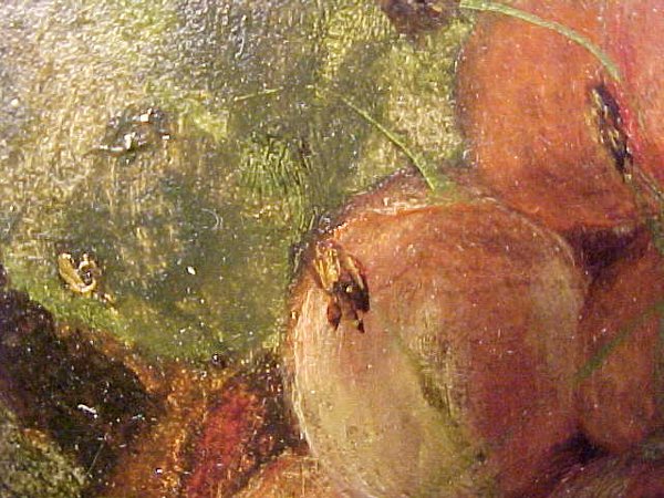 ANTIQUE OIL PAINTING STILL LIFE R LAKE - 3