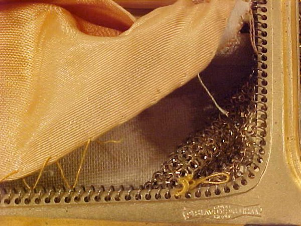 WHITING & DAVIS GOLD MESH EVENING BAG - 3