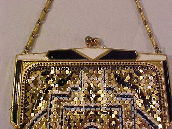 WHITING DAVIS ART DECO ENAMEL PURSE - 2