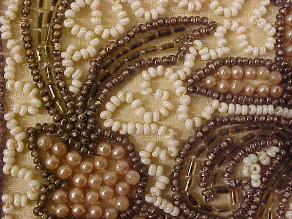 HAND BEADED VINTAGE PURSE BELGUIM - 2