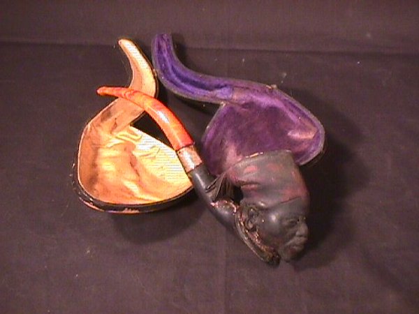 ANTIQUE MEERSCHAUM BLACKAMOOR PIPE