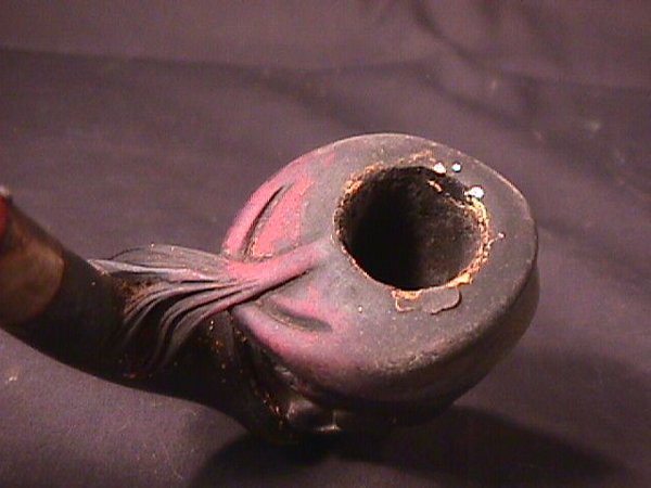 ANTIQUE MEERSCHAUM BLACKAMOOR PIPE - 3