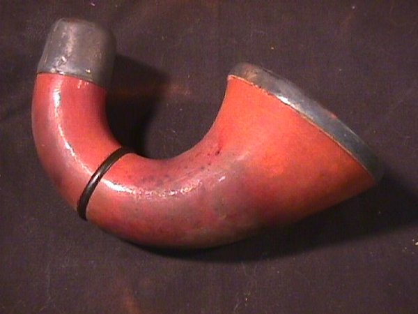 ANTIQUE BRIAR WOOD STERLING PIPE