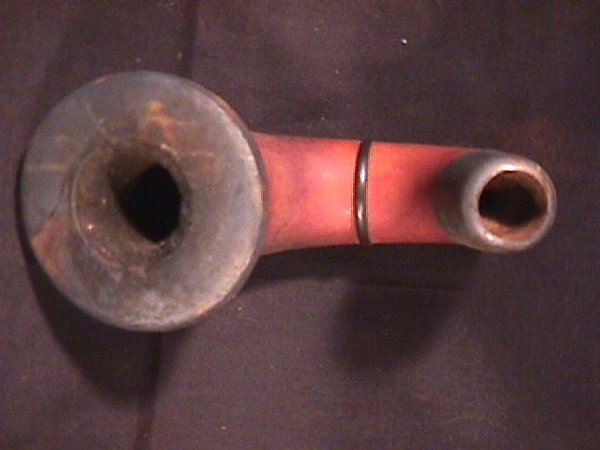 ANTIQUE BRIAR WOOD STERLING PIPE - 2
