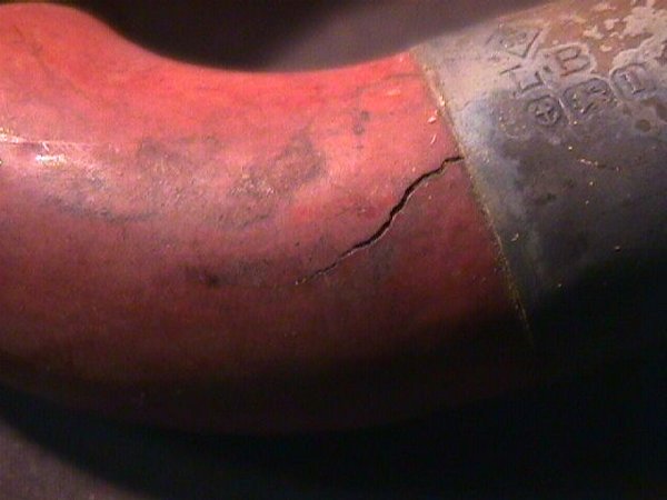 ANTIQUE BRIAR WOOD STERLING PIPE - 5