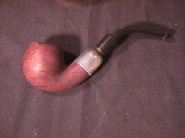 ANTIQUE FRENCH BRIAR STERLING PIPE - 2