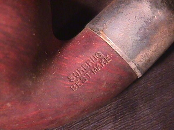 ANTIQUE FRENCH BRIAR STERLING PIPE - 3