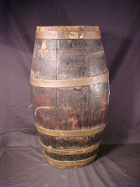 OAK WOOD BARREL WATER CASK - 2
