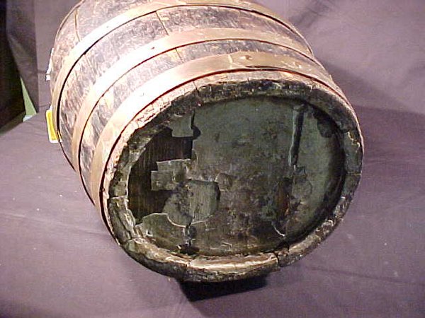 OAK WOOD BARREL WATER CASK - 3