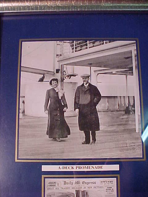 FRAMED COLLAGE PRINTS OF TITANIC PHOTOS - 5