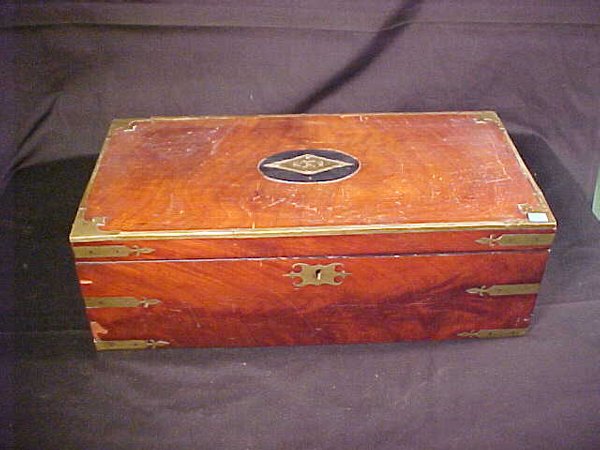 CAPT MOSES WELLS ANTIQUE LAP DESK