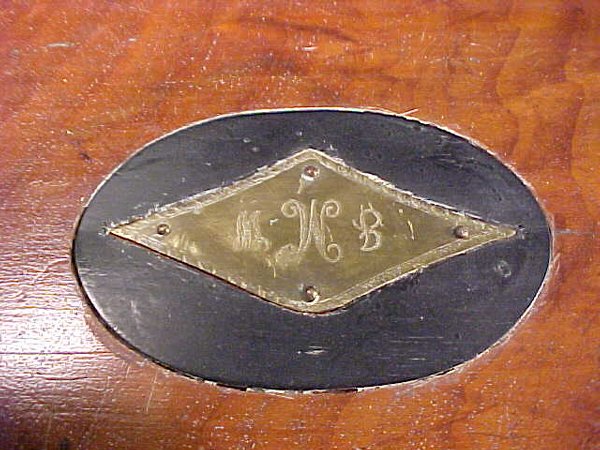 CAPT MOSES WELLS ANTIQUE LAP DESK - 2