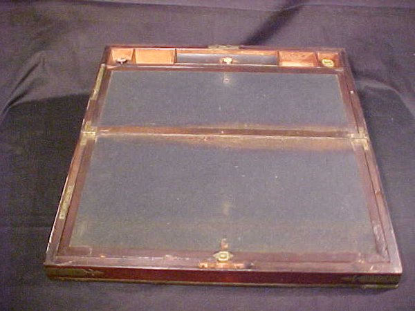 CAPT MOSES WELLS ANTIQUE LAP DESK - 4