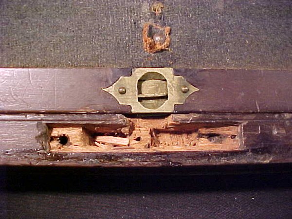 CAPT MOSES WELLS ANTIQUE LAP DESK - 5