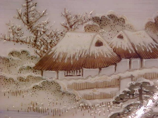 8 JAPANESE PAINTED KUTANI PORCELAIN PLAT - 2
