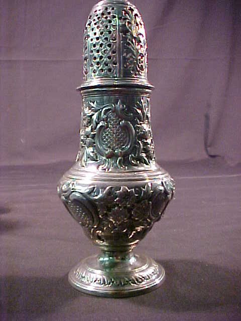 SAMUEL WOOD STERLING SILVER CASTOR SET - 3