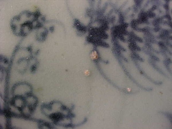 MING DYNASTY PORCELAIN CHARGER BLUE - 4