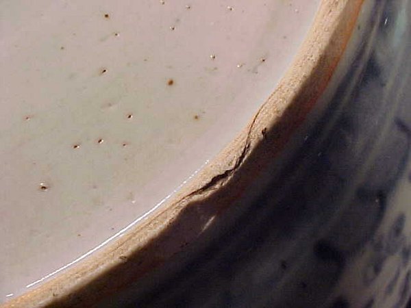 MING DYNASTY PORCELAIN CHARGER BLUE - 5