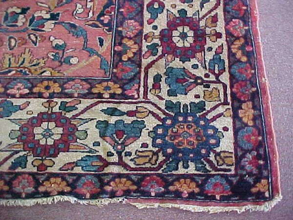 SEMI ANTIQUE SARUK MAHAL WOVEN CARPET - 2