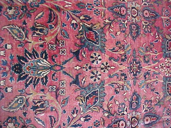 SEMI ANTIQUE SARUK MAHAL WOVEN CARPET - 3